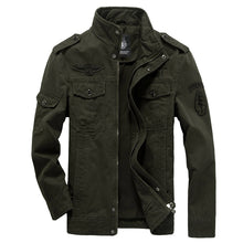 Load image into Gallery viewer, Cotton Military Jacket Men  Soldier  MA-1 Style Army Jackets Male Brand