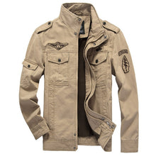 Load image into Gallery viewer, Cotton Military Jacket Men  Soldier  MA-1 Style Army Jackets Male Brand