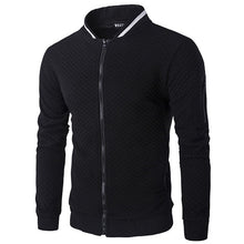 Load image into Gallery viewer, Casual Zipper Jacket Stand-Neck Sudaderas Hombre Sweatshirt White