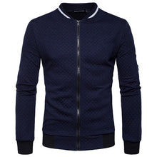 Load image into Gallery viewer, Casual Zipper Jacket Stand-Neck Sudaderas Hombre Sweatshirt White